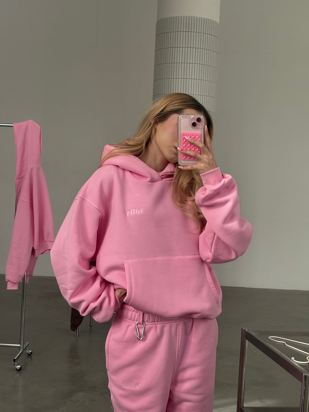 BASIC HOODIE (pink)