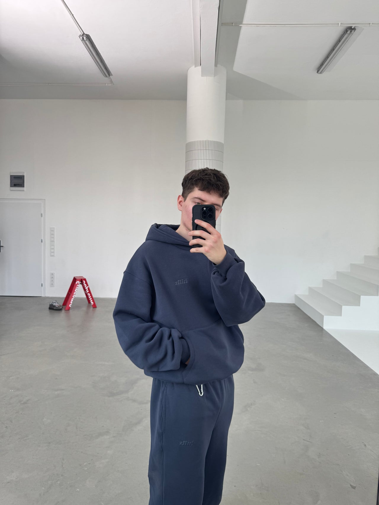 BASIC HOODIE (navy)