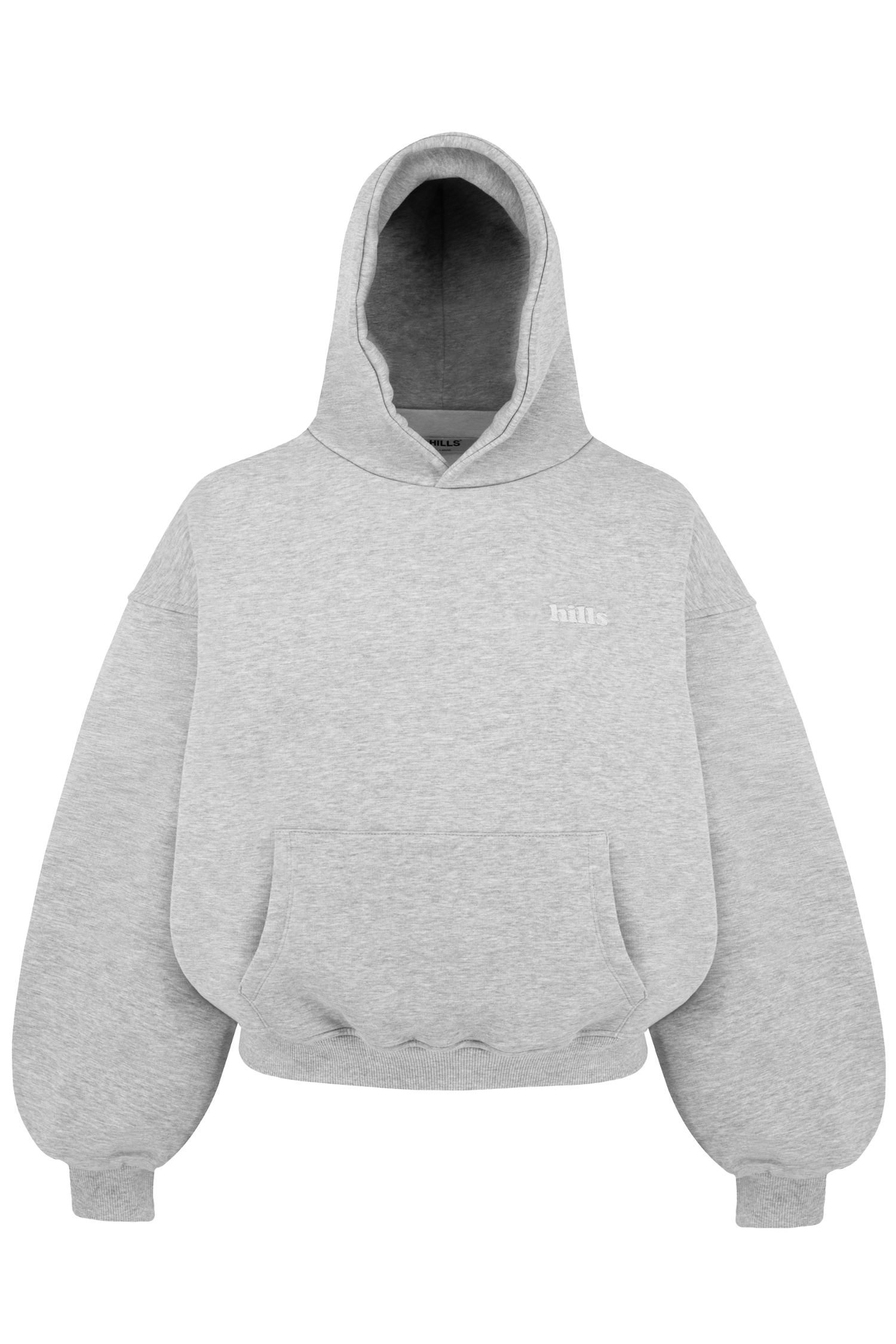 BASIC HOODIE (grey melange) - hills® BASIC HOODIE (grey melange) - hills®