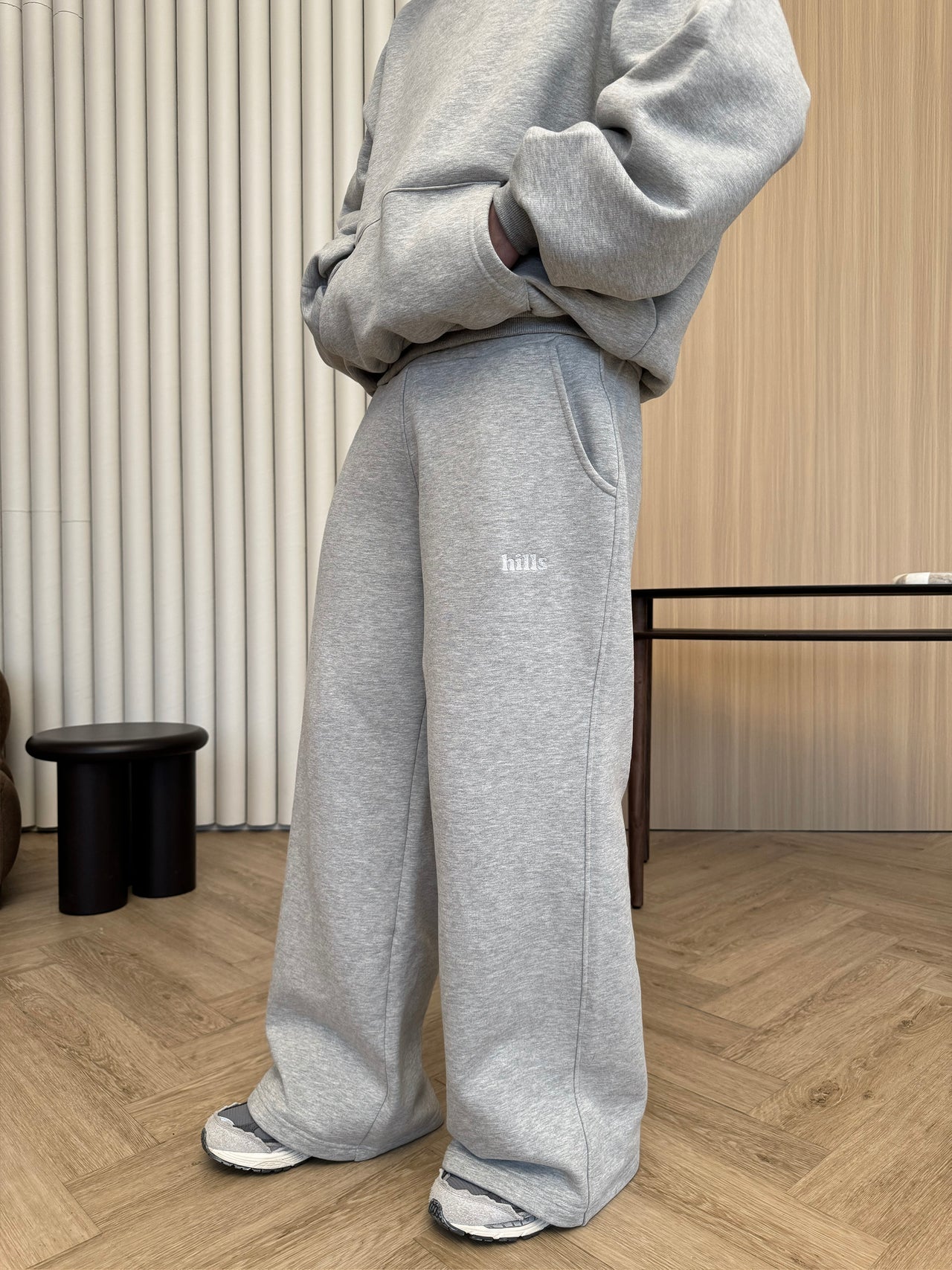 BASIC SWEATPANTS (grey melange)