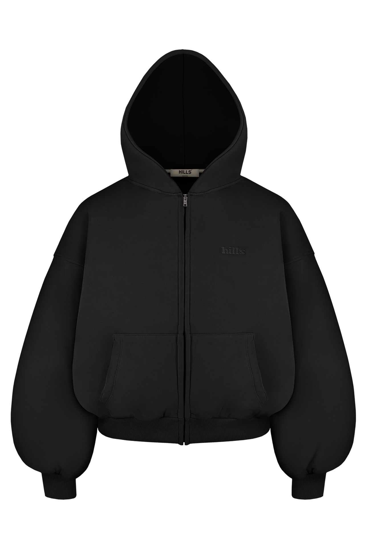 BASIC ZIP HOODIE (black)