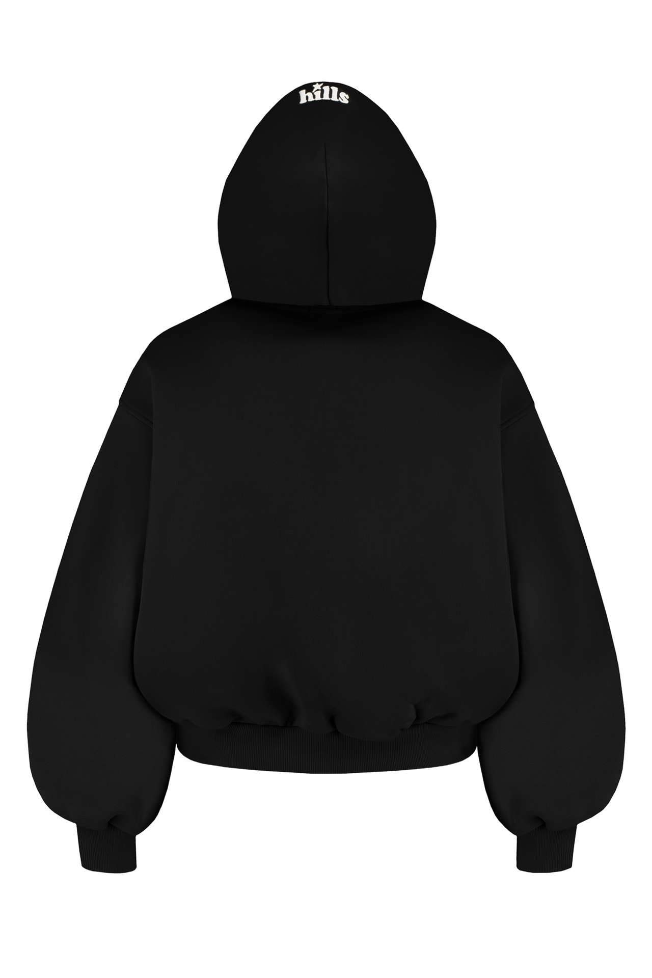 STAR ZIP HOODIE (black)