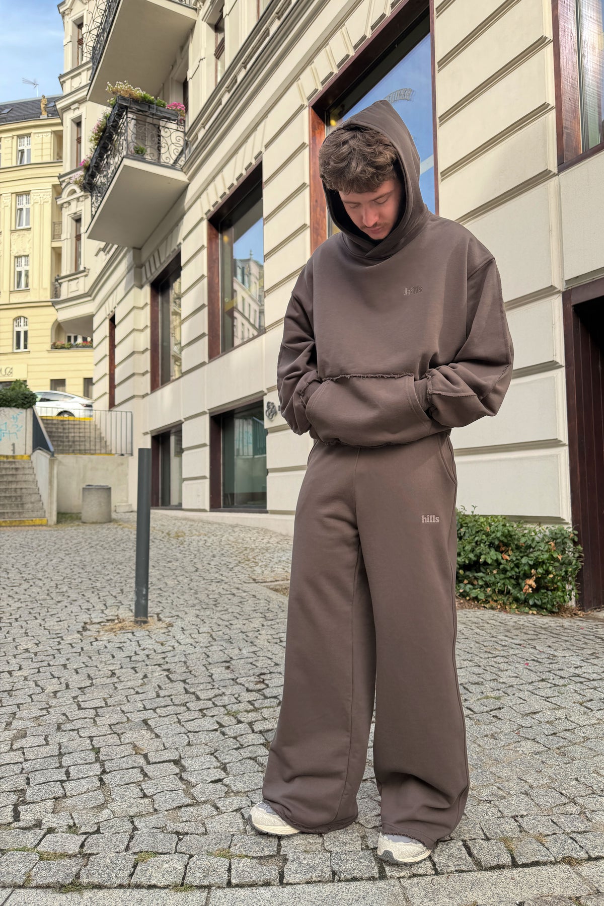 RAW BASIC HOODIE (brown)