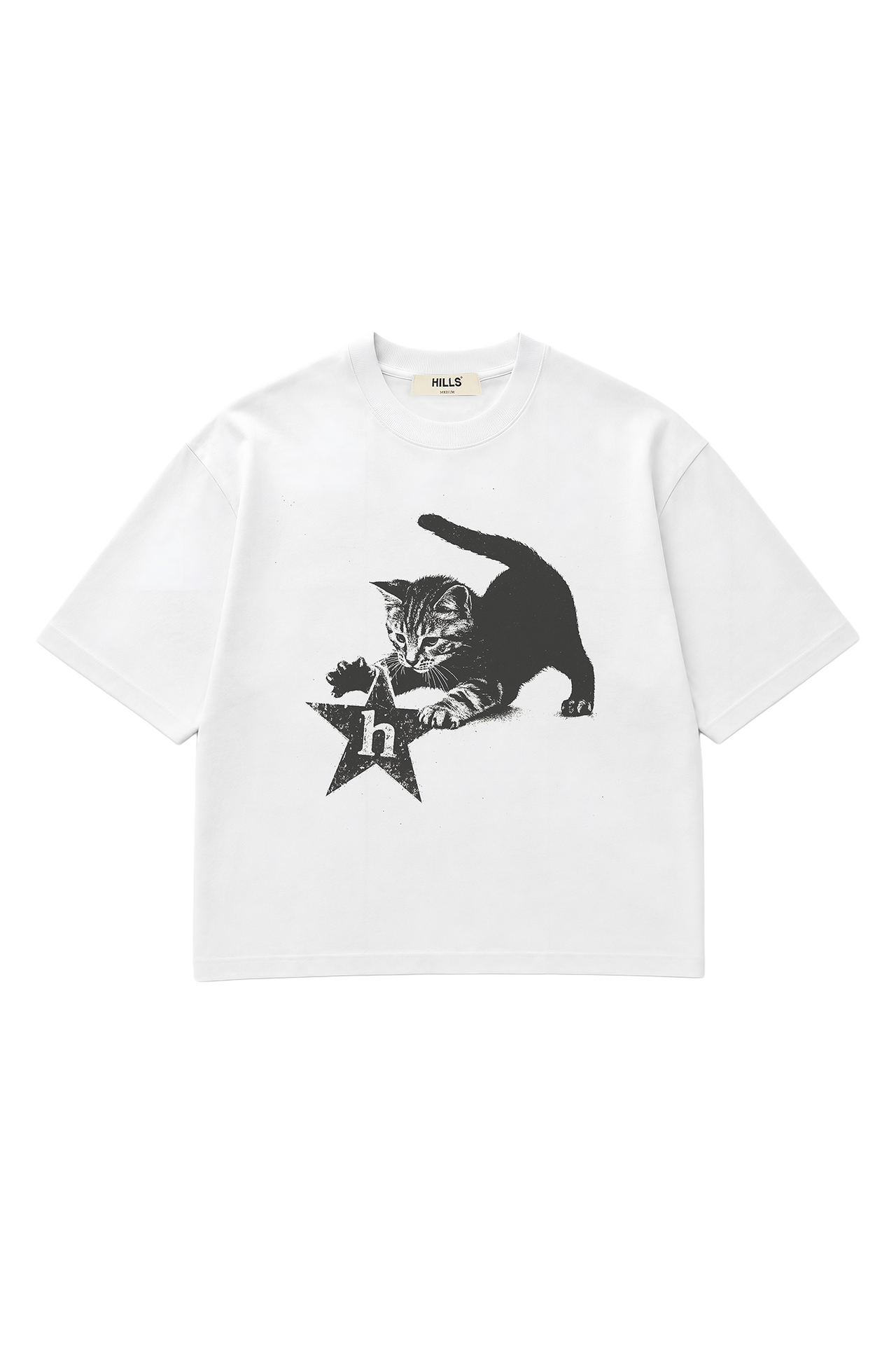 CAT TEE (white)