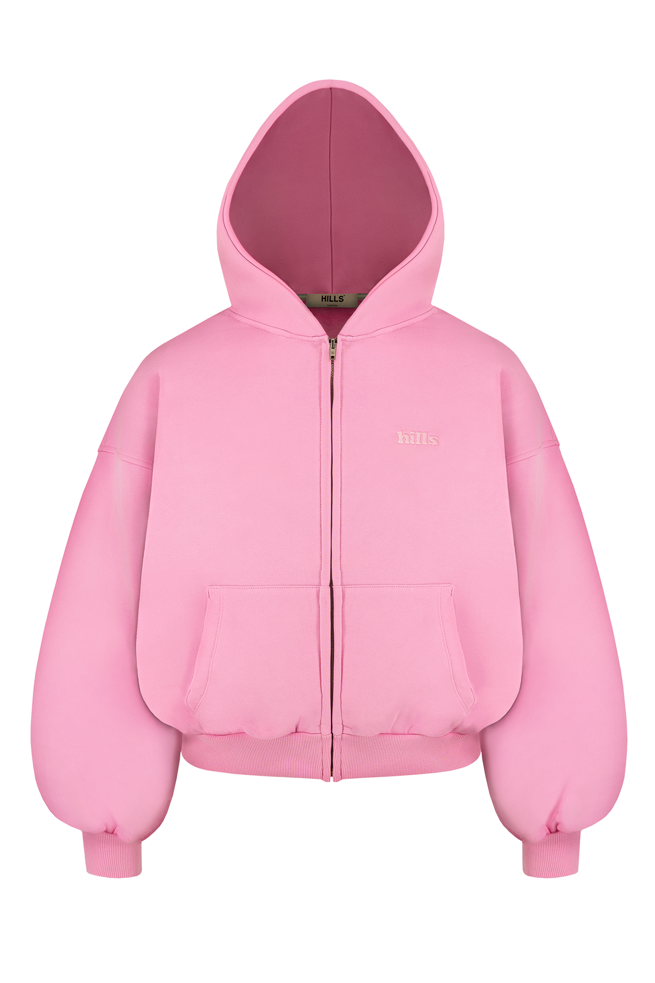 BASIC ZIP HOODIE (pink)