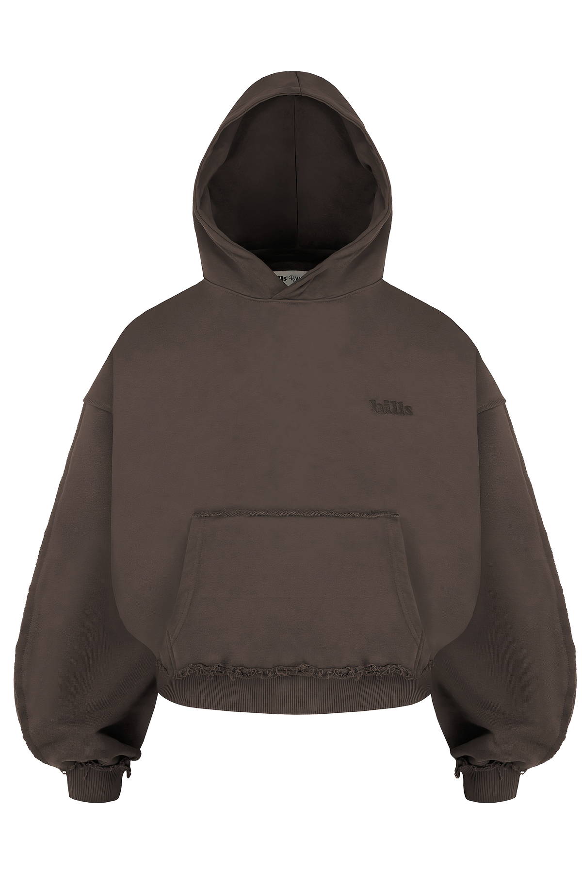 RAW BASIC HOODIE (brown)