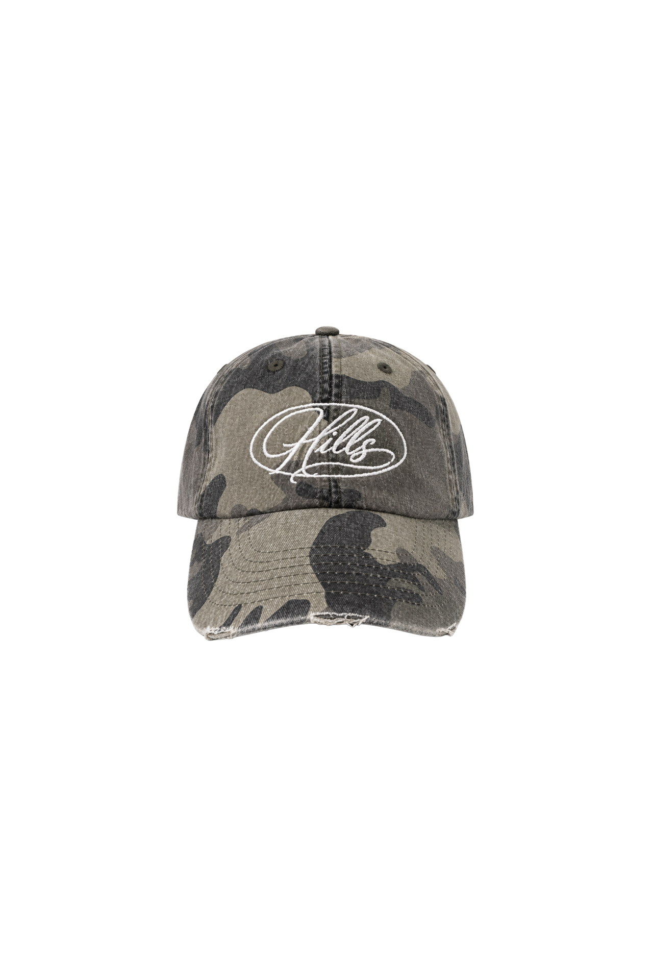 SCRIPT CAP (washed camo)
