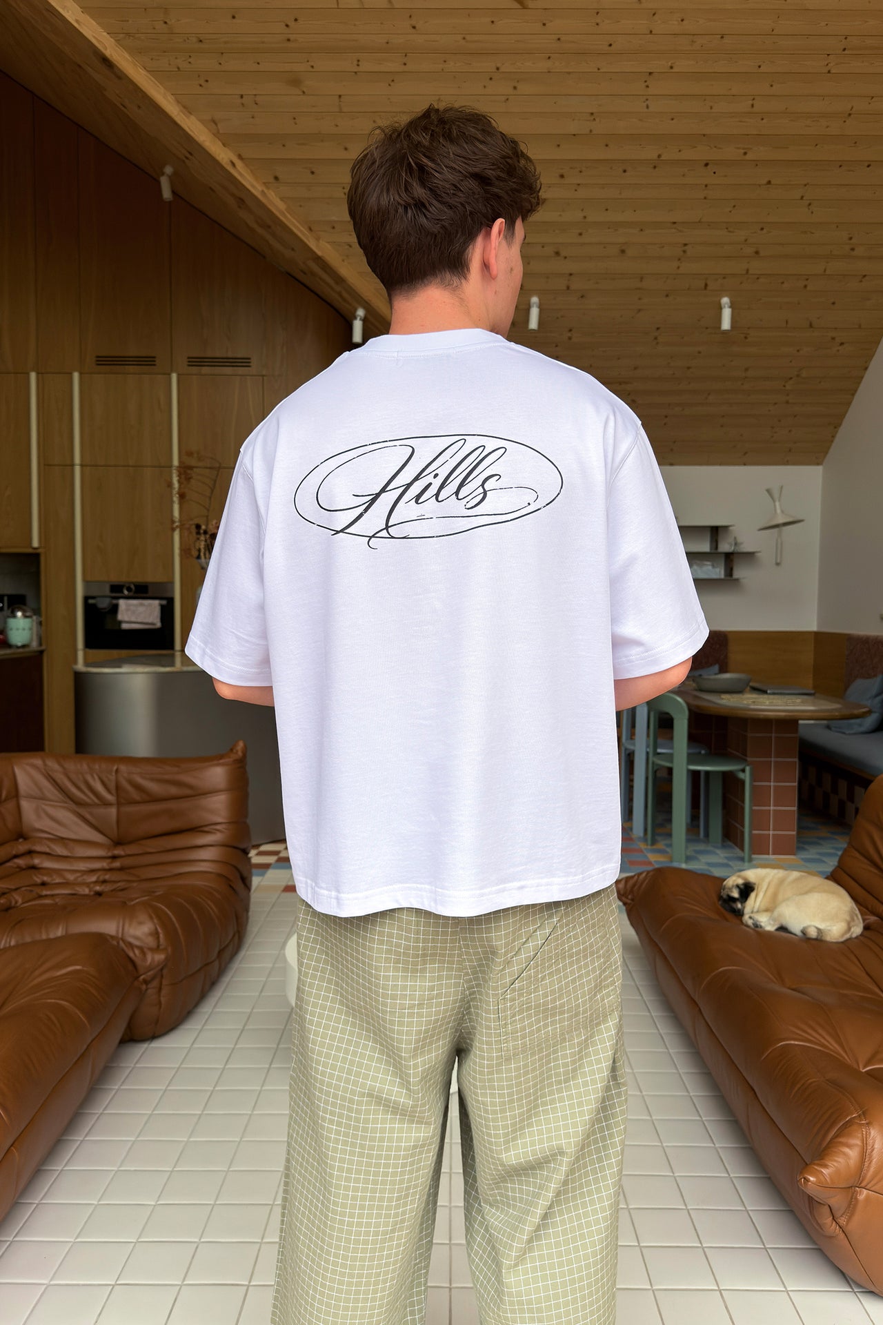 SCRIPT TEE (white)