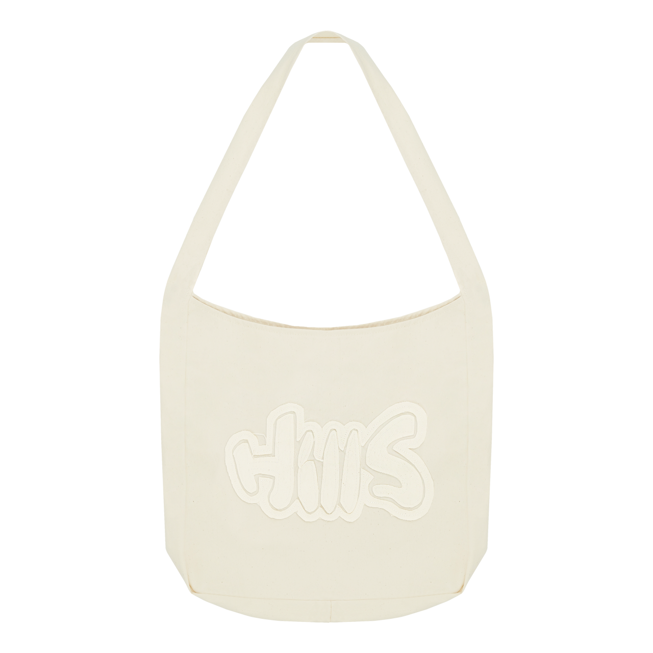 WAVY CROSSBODY TOTE BAG (cream)