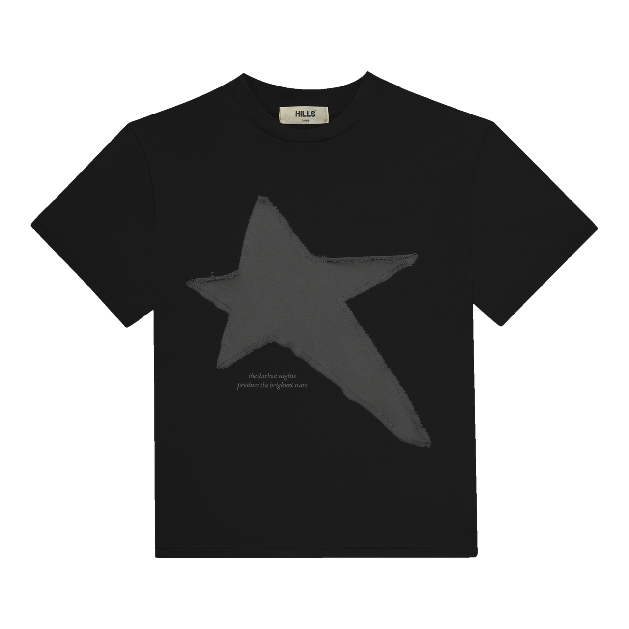 STAR TEE (black)