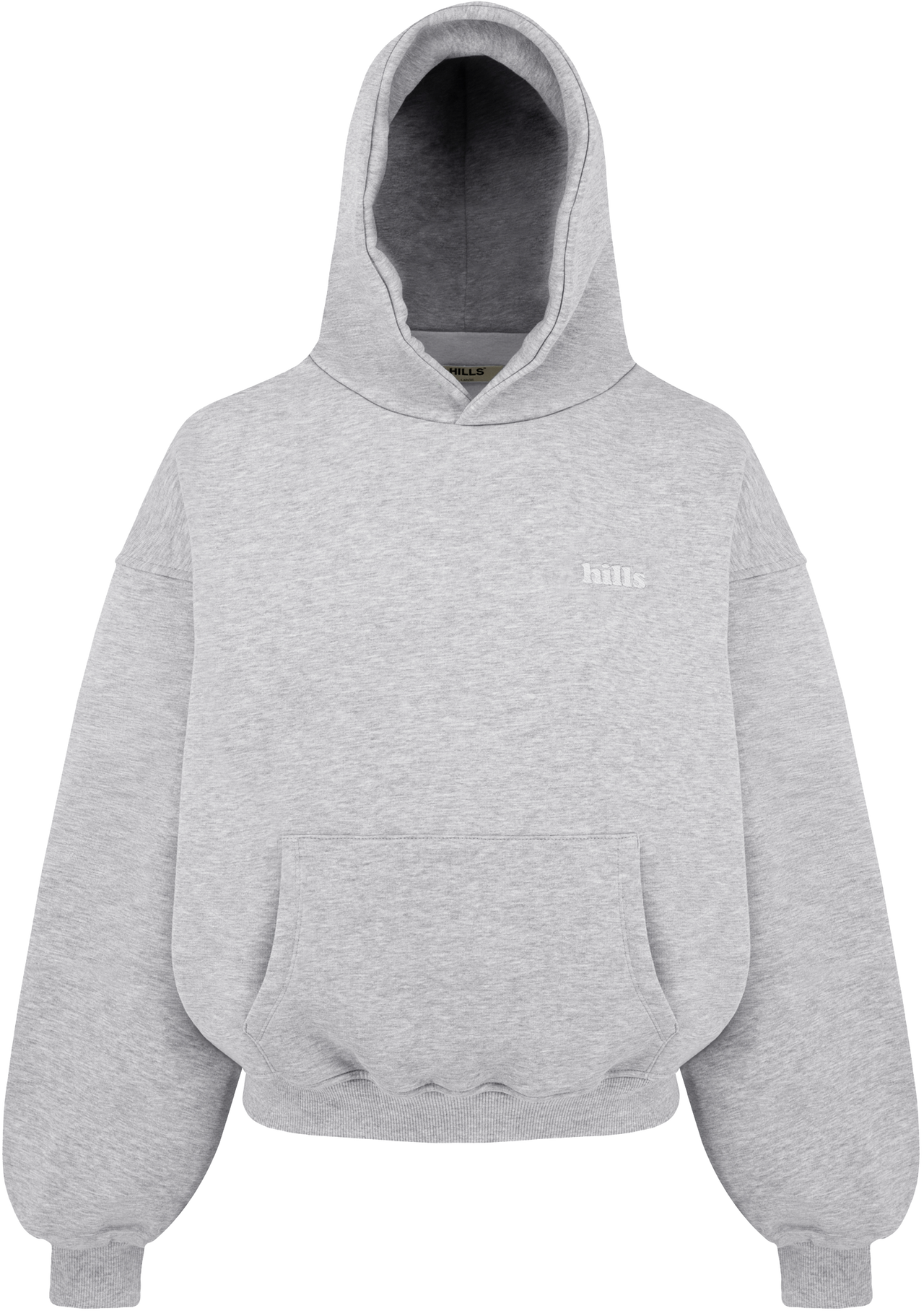 BASIC HOODIE (grey melange)