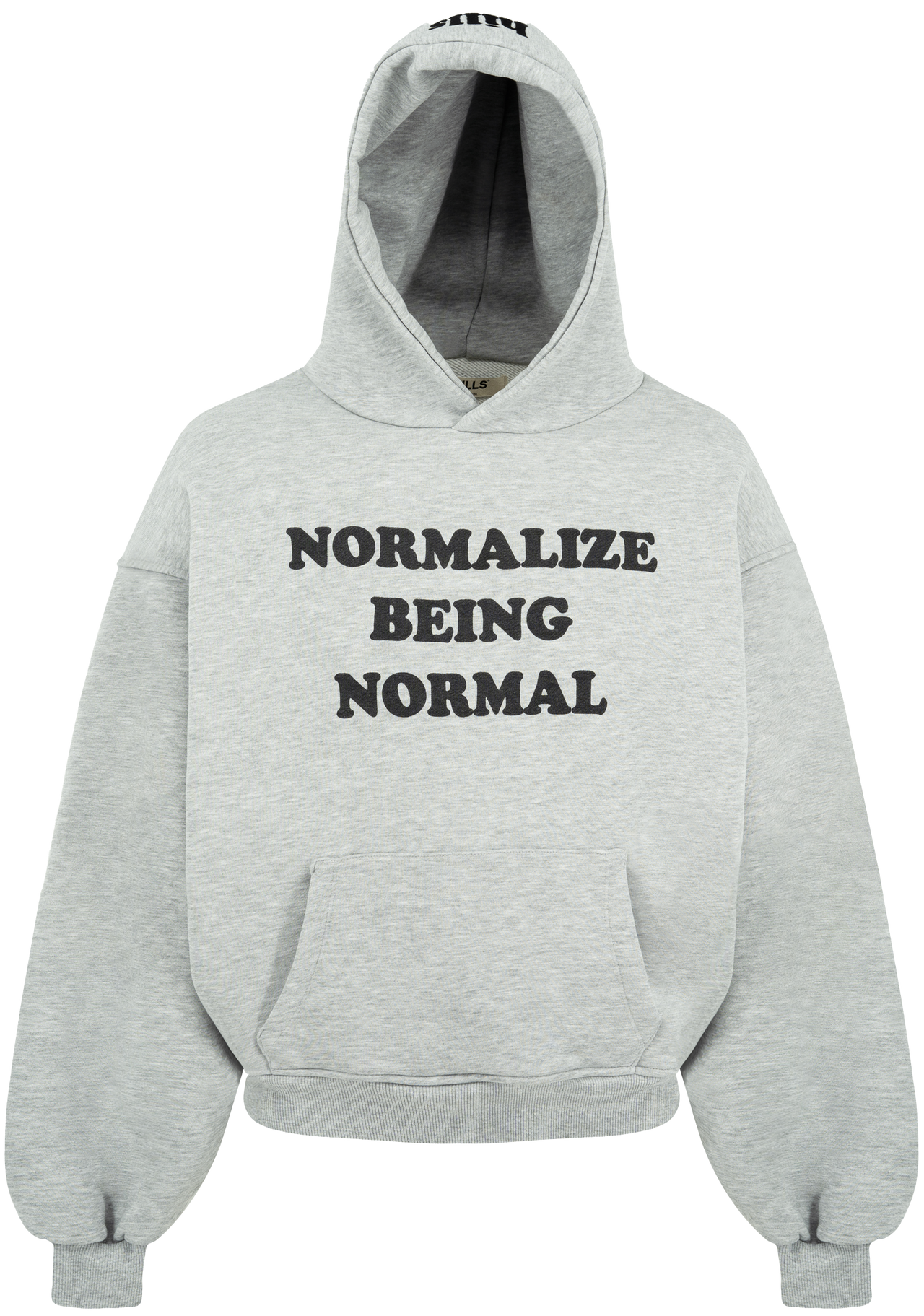 NORMALIZE HOODIE (grey melange)