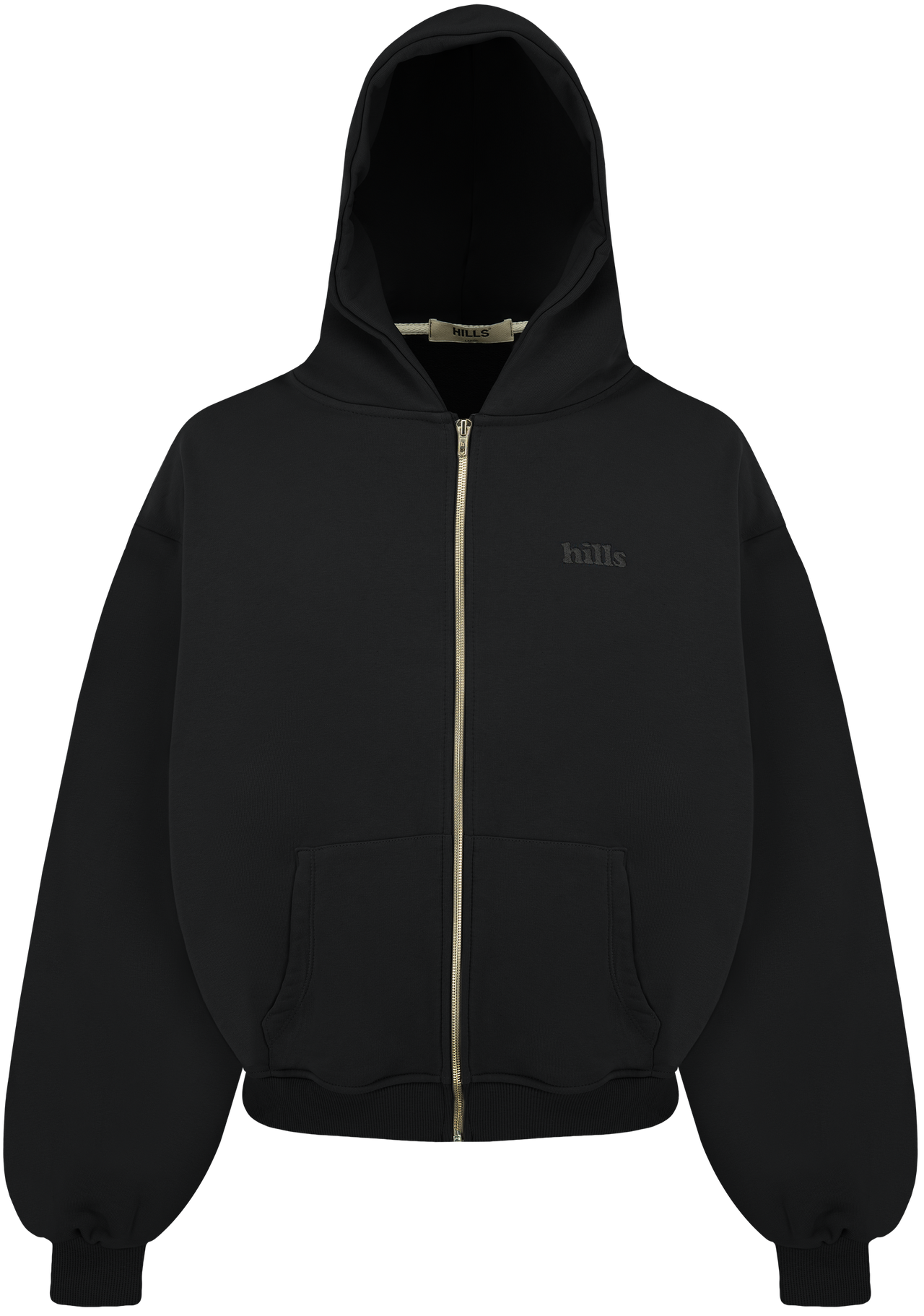 BASIC ZIP HOODIE (black)