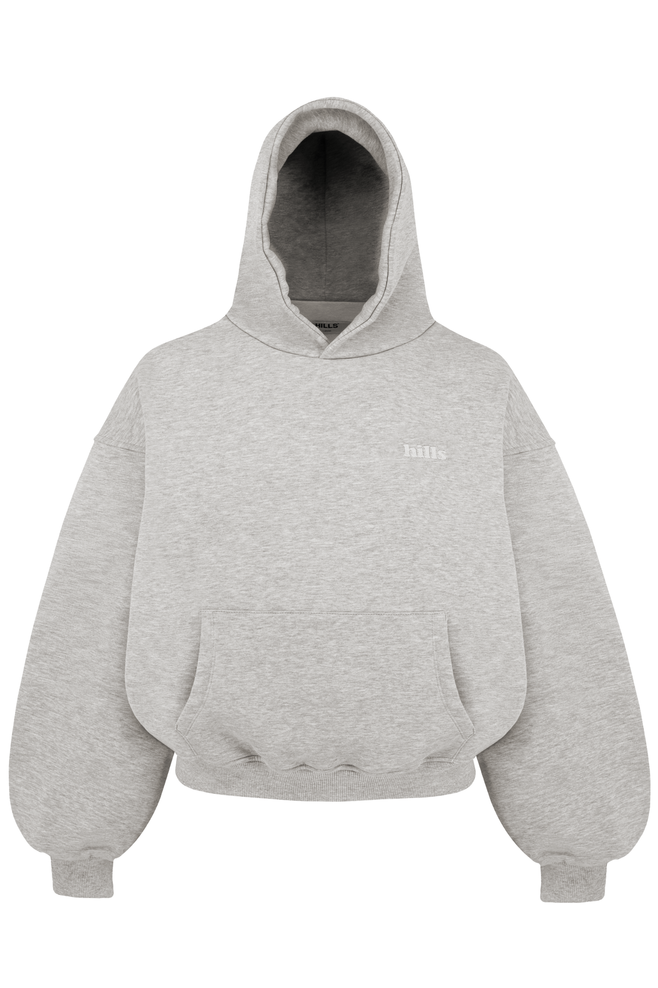 BASIC HOODIE (grey melange)