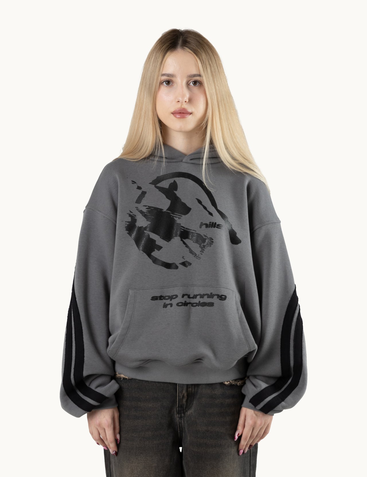 CIRCLES HOODIE (graphite)