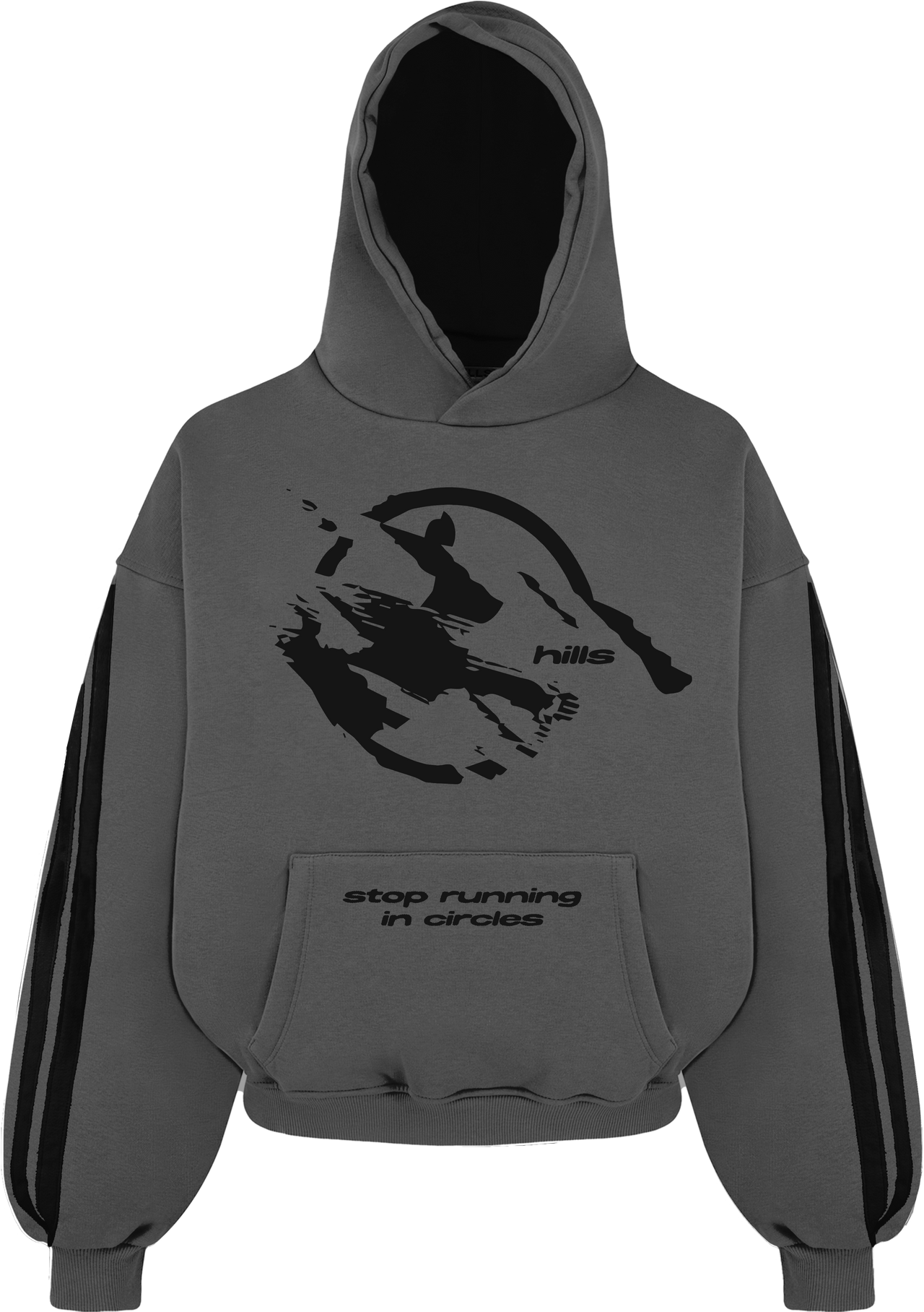 CIRCLES HOODIE (graphite)