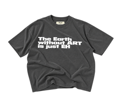 EARTH TEE (washed black)