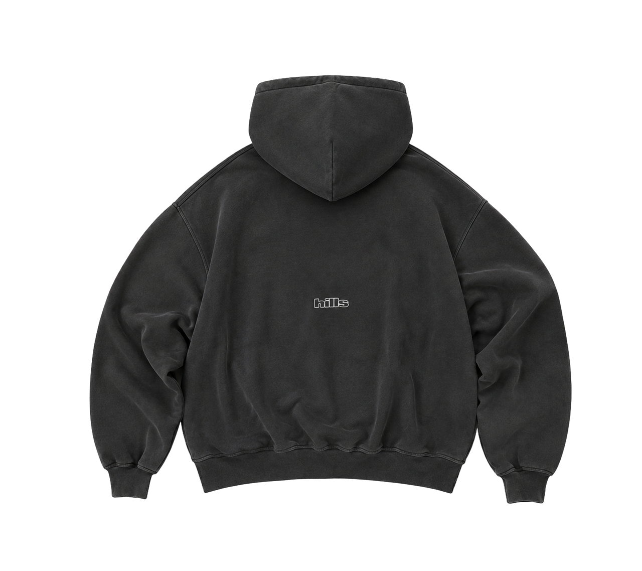 EARTH HOODIE (washed black)