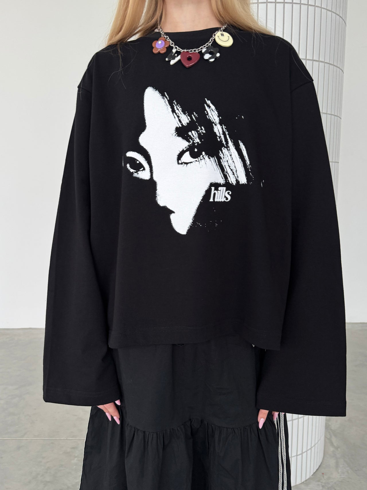 FACE LONGSLEEVE (black)