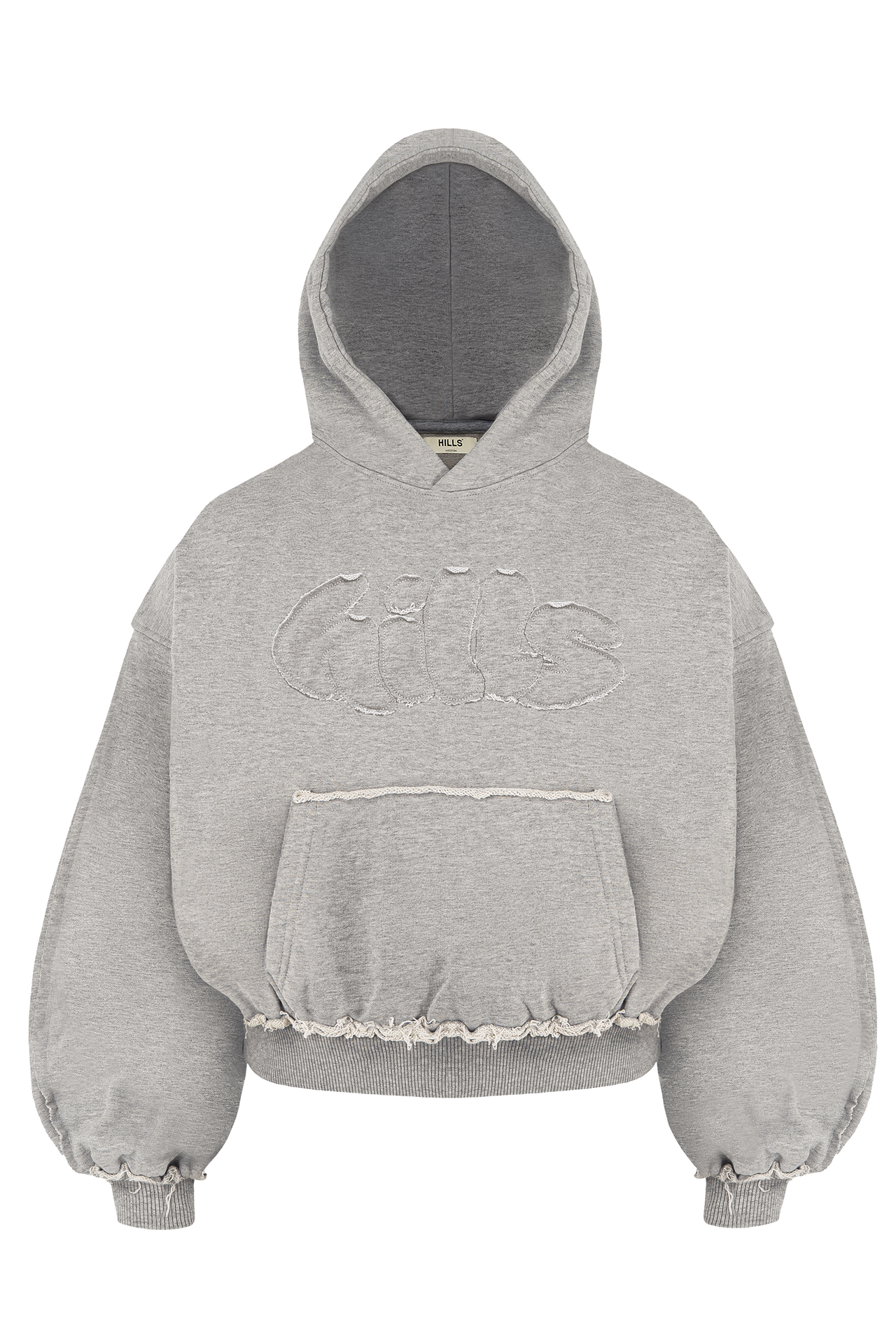 FLUFFY HOODIE (grey melange)