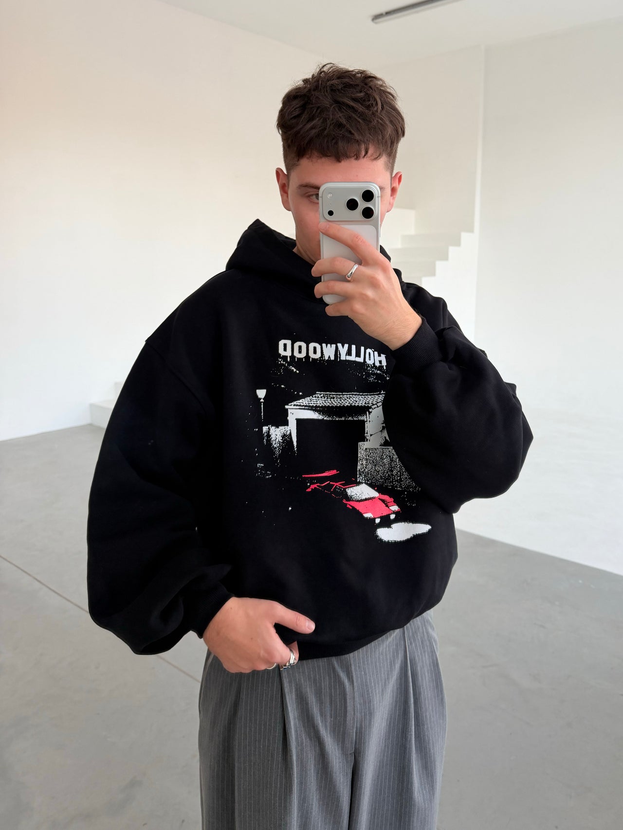 HOLLYWOOD HOODIE (black)