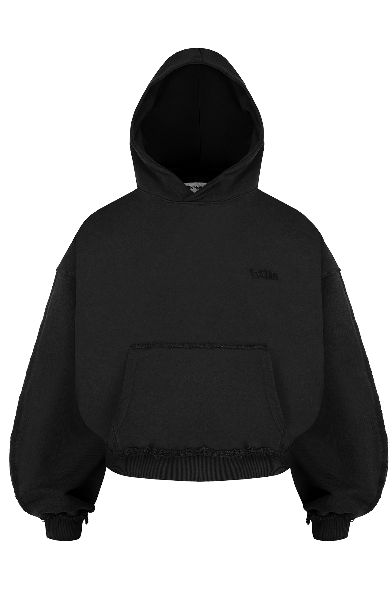 RAW BASIC HOODIE (black)