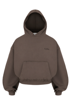 RAW BASIC HOODIE (brown)