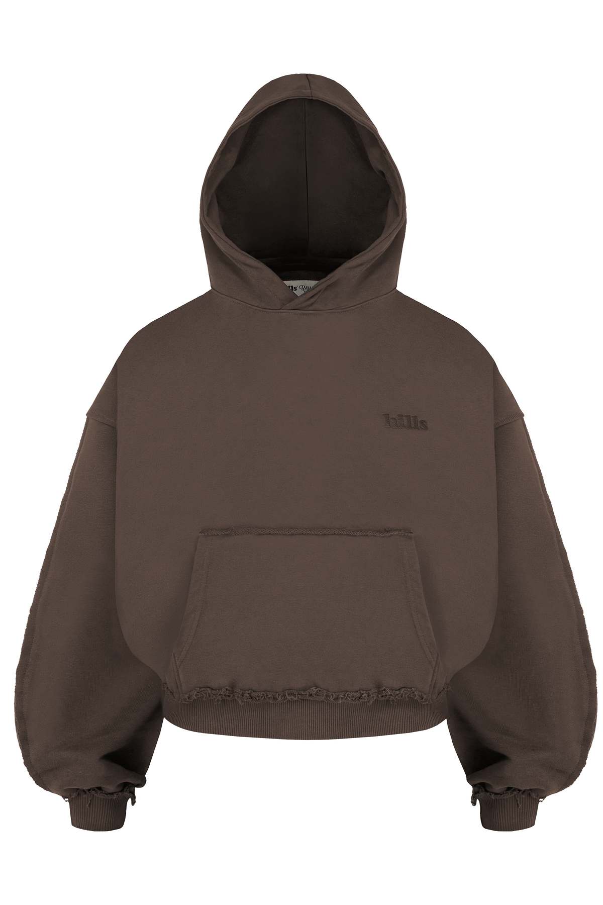 RAW BASIC HOODIE (brown)