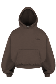 RAW BASIC HOODIE (brown)