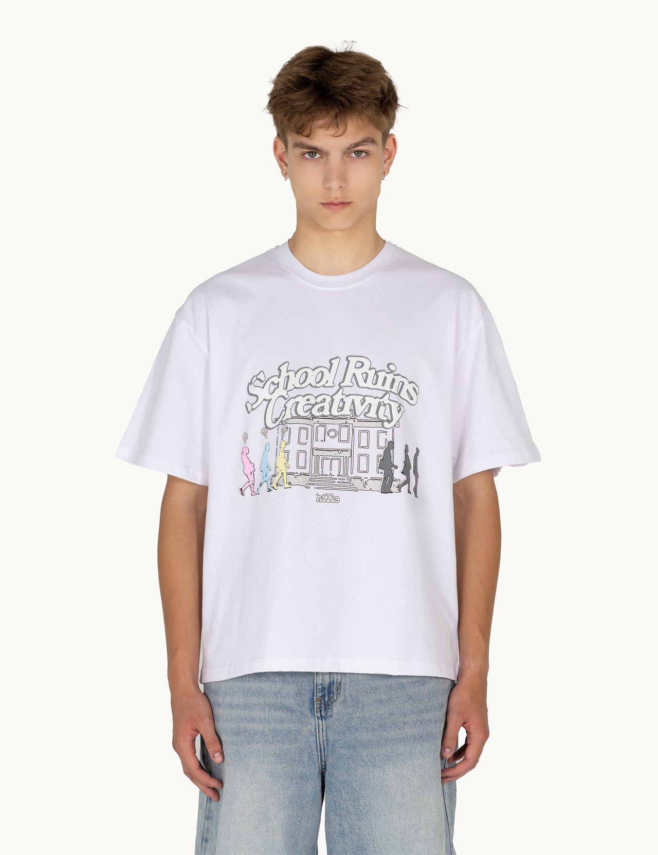 SCHOOL TEE (white)