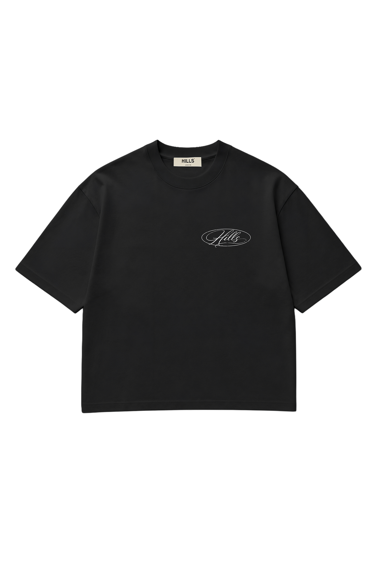 SCRIPT TEE (black)