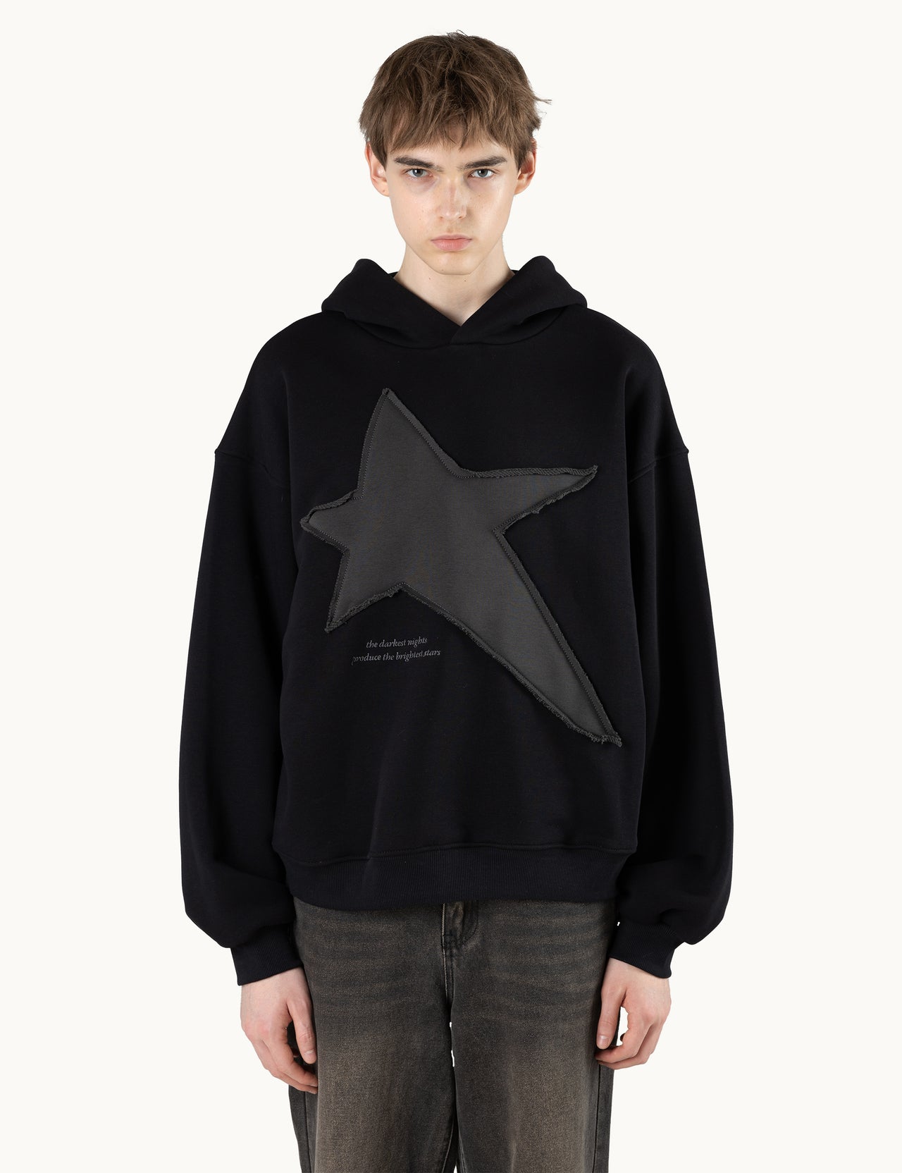 STAR HOODIE (black)