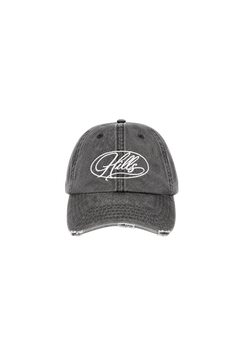 SCRIPT CAP (washed black)